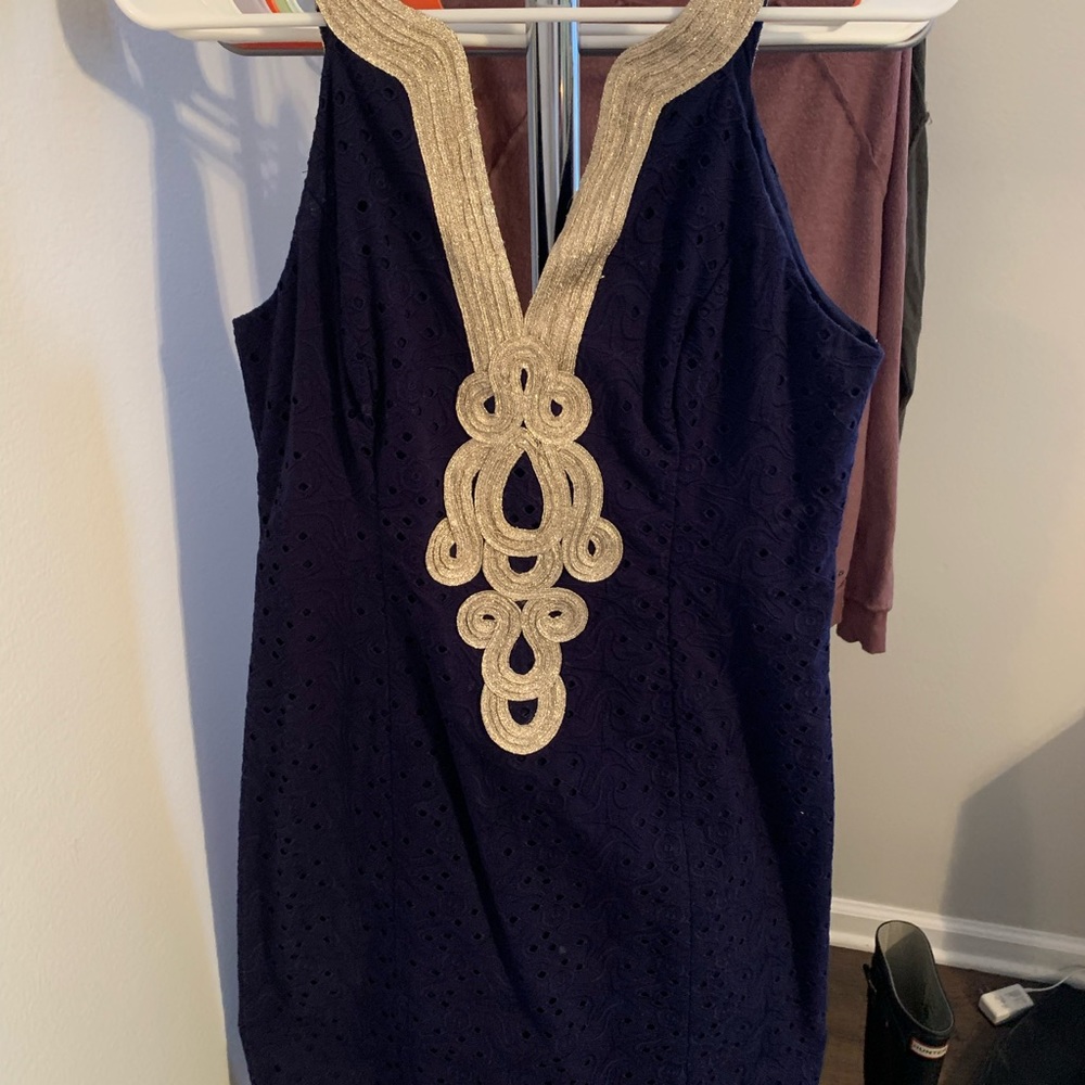 Lilly Pulitzer shift dress. Worn once and dry cleaned after. Beautiful dress
